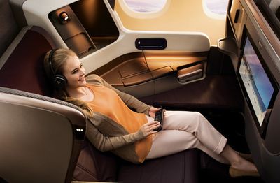 Business Class A350 and 777