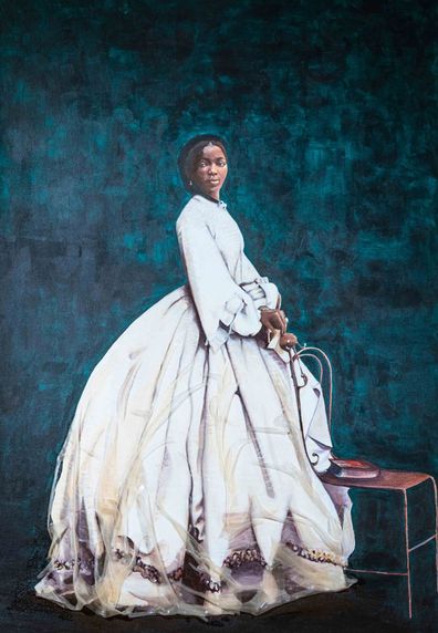 English Heritage has unveiled a new painting of Sarah Forbes Bonetta, Queen Victoria's African goddaughter, at Osborne, the Queen's seaside home on the Isle of Wight.