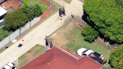 A 29-year-old man has died after being shot by police during a "frightening" confrontation in Sydney's south-west, officers say.Police said they were called to what they say was a domestic violence report at home in William Street, Yagoona, about 8.50am.