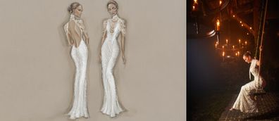 Jennifer Lopez wedding dress