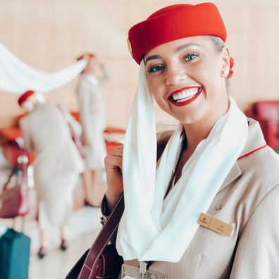 emirates flight attendant laura
