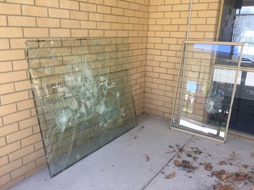 Vandals trash primary school