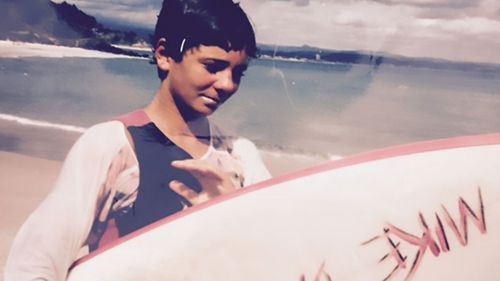 Darren grew up surfing and opened a surf shop, which he still owns. Picture: Supplied.