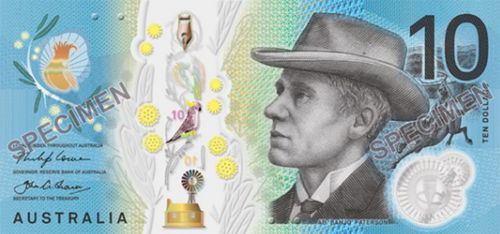 Australia's new $10 banknote has been unveiled