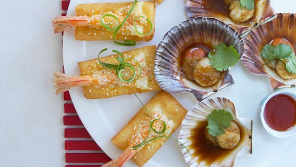 Prawn and sesame toast