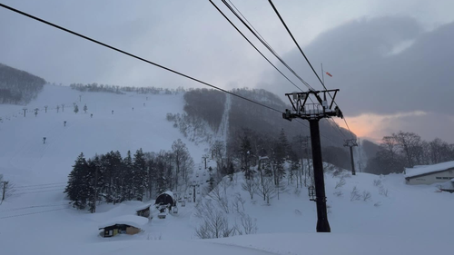 Current conditions at Tsugaike Mountain resort.