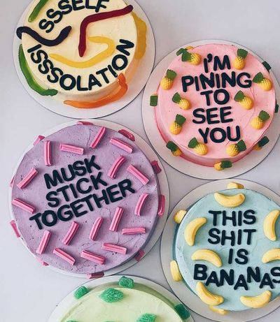 Miss Trixie Cakes's Pun Message Cake - Vic