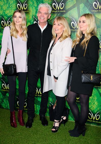 Phillip Schofield Stephanie Lowe Molly Schofield Ruby Schofield