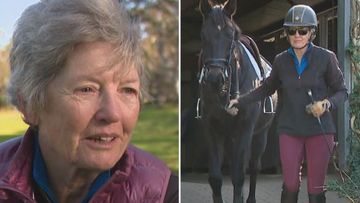 Olympic equestrian Vicki Roycroft has been reunited with the doctors who saved her life when her aorta burst during an event at the Sydney Royal Easter Show.