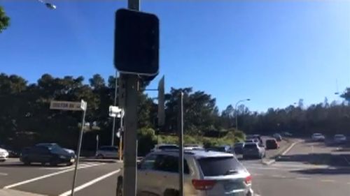 Forty-two traffic lights were blacked out in the area. (Supplied)