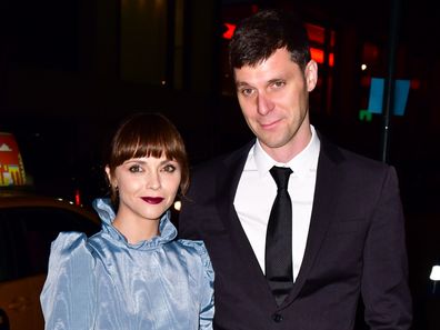 Christina Ricci, James Heerdegen, wedding reception for Char Defrancesco and Marc Jacobs, New York, 2019