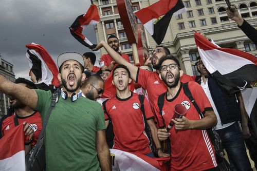Thousands of football fans have travelled to Russia for the tournament. Picture: Getty