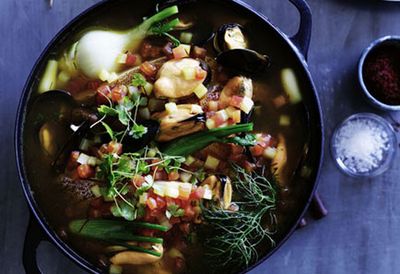 French-inspired fish soup