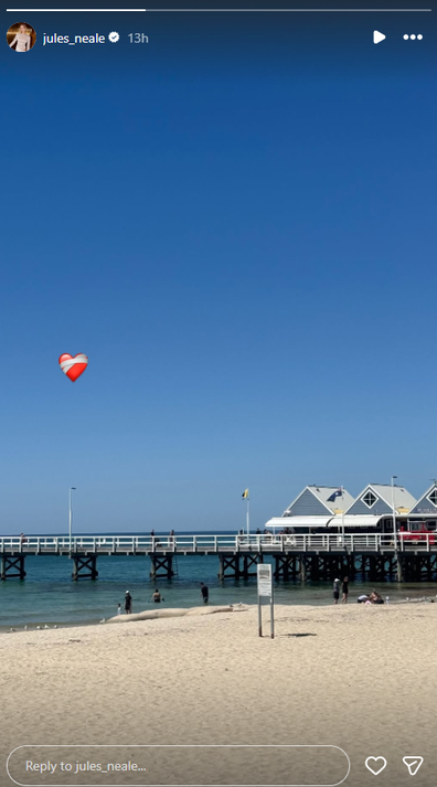 Jules Neale shared this photo to her Instagram page amid marriage breakdown to Lachie