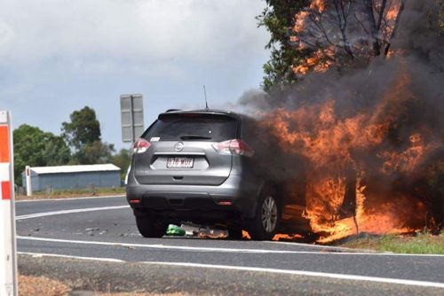 Police initiated a pursuit  after the Nissan failed to stop. (Carol Skinner)