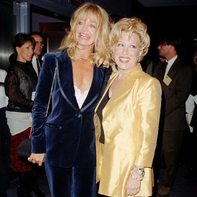 Goldie Hawn and Bette Midler in 1996.