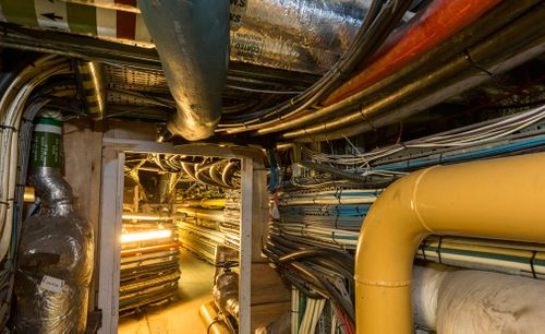 Steam systems and electrical cabling are often laid on top of one another, presenting a risk to safety and of failure, and the growing backlog of work has left the Palace with a potentially catastrophic mix of aging services. Picture: UK Parliament