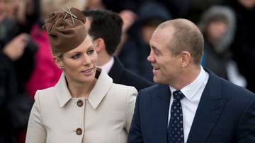 Zara Phillips and her husband Mike Tindall as they arrive for the British royal family's traditional Christmas Day church service in 2012. (AAP)