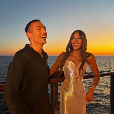 Naomi Campbell on the Ritz Carlton superyacht