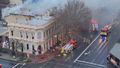 Police are investigating a &quot;suspicious&quot; fire tearing through the historic Oxford Hotel in north Adelaide.