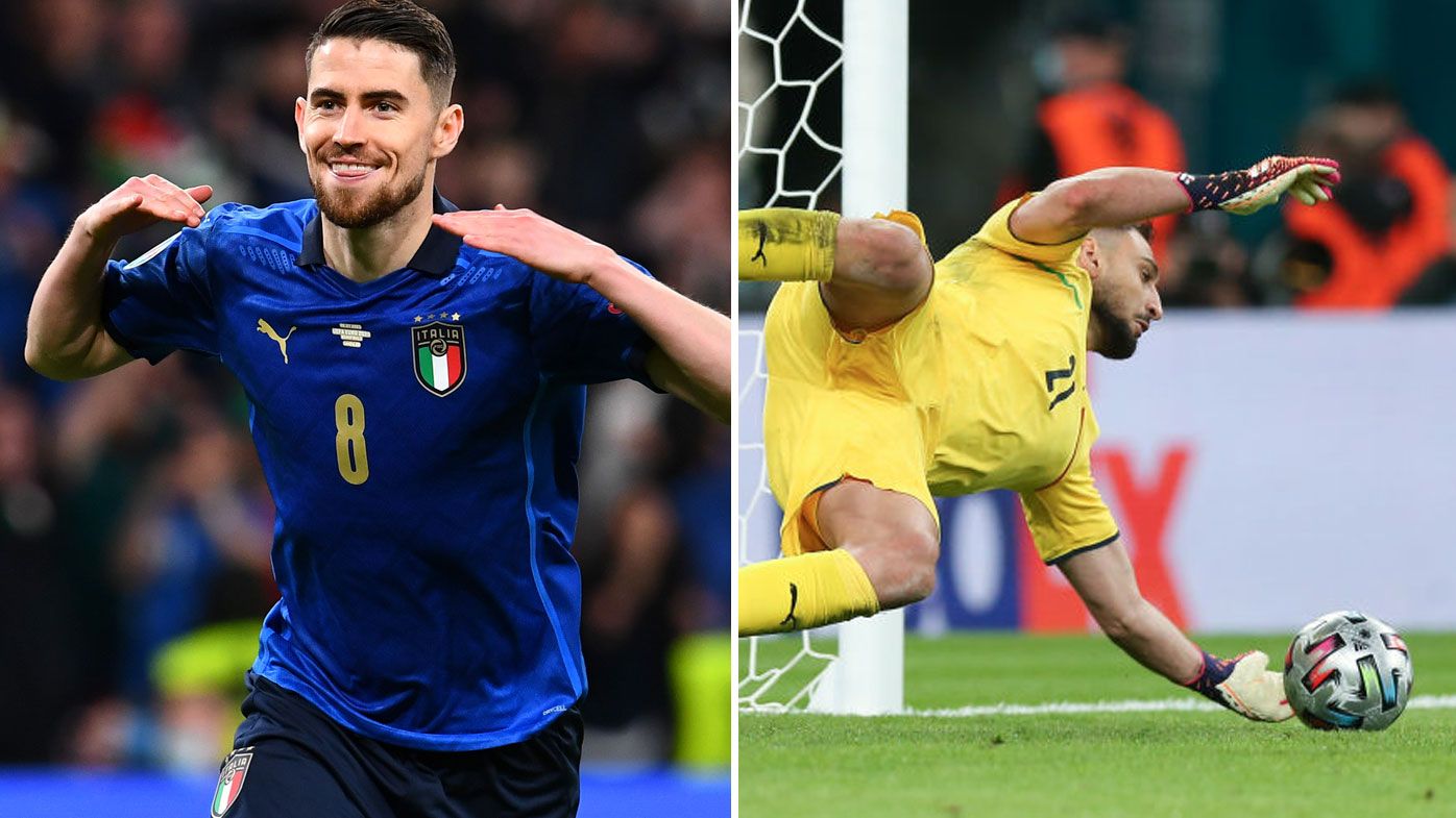 Italy through to the EURO Final after downing Spain in penalties.