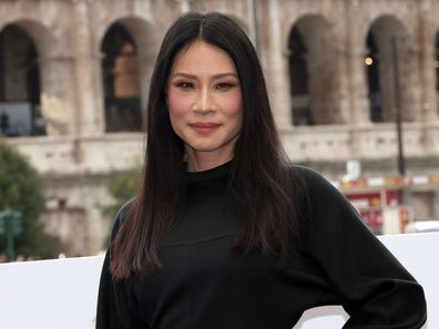   Lucy Liu menghadiri sesi pemotretan "Shazam! Kemarahan Para Dewa"  di Palazzo Manfredi pada 02 Maret 2023 di Roma, Italia. 