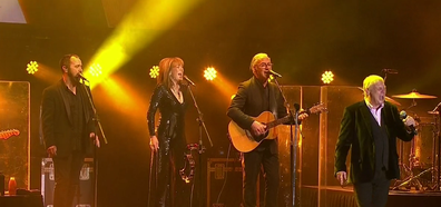 John Farnham roused the crowds with a stirring performance. 