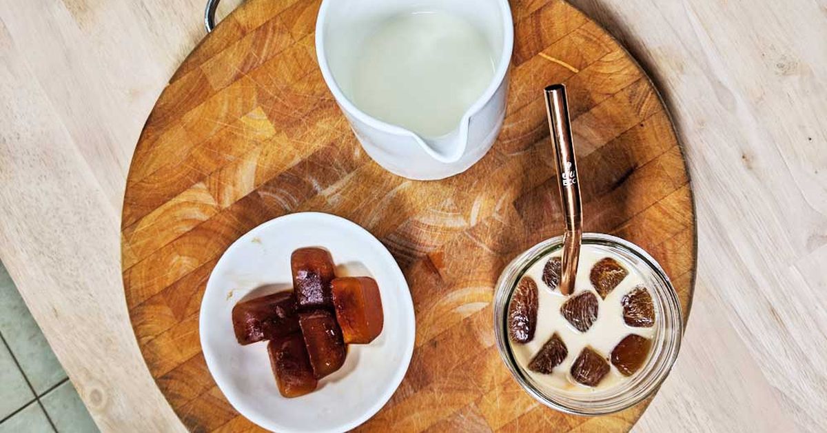 How to Make Coffee Ice Cubes • The Heirloom Pantry