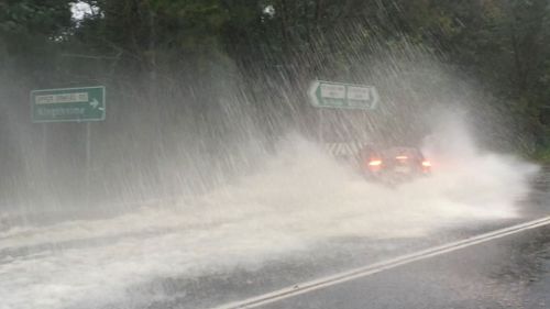 Mr Shier said the cars accidentally lost control after underestimating the flood waters. (9NEWS)