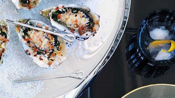 Oysters Rockefeller