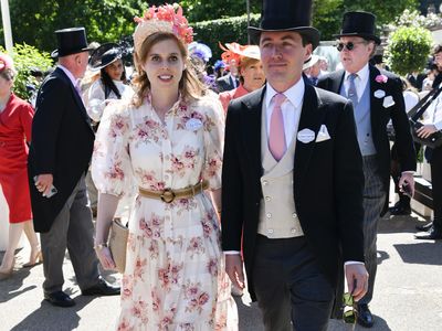 Princess Beatrice and Edoardo Mapelli Mozzin at Royal Ascot 2022