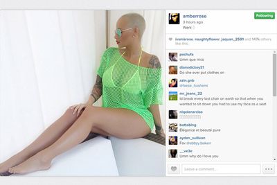 Someone knows how to work this fluoro-green bikini combo!<br/><br/>Put simply on Amber's Instagram:"Werk."