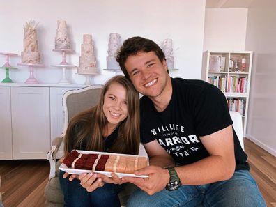 Bindi Irwin, fiancé, Chandler Powell, wedding planning, cake tasting 