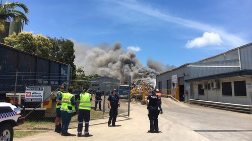 The fire broke out at a premises in Portsmith. (9NEWS)