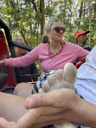 NSW woman Catherine Curtis, 56, suffered a catastrophic fall while hiking Mount Batur- an active volcano in Bali.