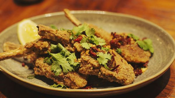 Dan Hong's salt and pepper lamb cutlets