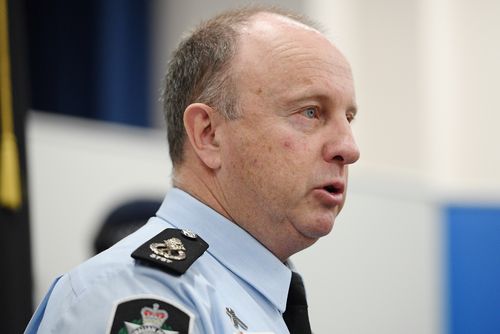 AFP Deputy Commissioner Neil Gaughan says a number of investigations are ongoing with a 100 member taskforce in place. Picture: 9NEWS