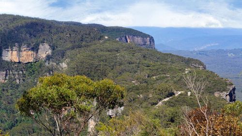 A group of walkers has been rescued from a remote Blue Mountains trail after a woman injured her leg.