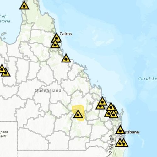 Fires in Queensland today