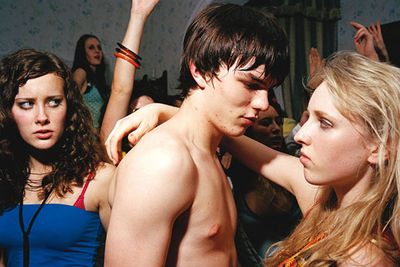 <B>Airdate:</B> 2007 to present.<br/><br/><B>What it's about:</B> Not all teen dramas depict adolescents as rich, articulate and flawlessly skinned. British drama <I>Skins</I> focuses on angsty adolescents who swear, skip school, drinks, do drugs, and &mdash; of course &mdash; have sex.<br/><br/><B>The sex factor:</B> Teens having sex, thinking about having sex, or arranging for their friends to have sex. The US adaptation was so graphic it struggled to find advertisers when it premiered.
