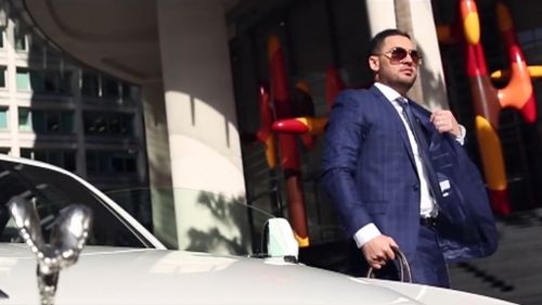 "My advice is to never ever let go of your dreams," Mr Mehajer wrote on Facebook with the video. (Facebook)