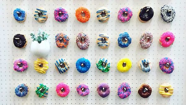 Donut wall. Image: Instagram/@kayleekerr_