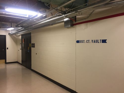 The 'basement vault' at Hennepin County Court. (9NEWS)