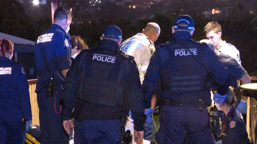 Officers rendered first aide until paramedics arrived but the woman couldn't be saved.