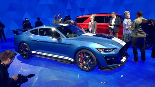 The Ford Mustang unveiled at the Detroit Motor Show comes with some serious grunt.