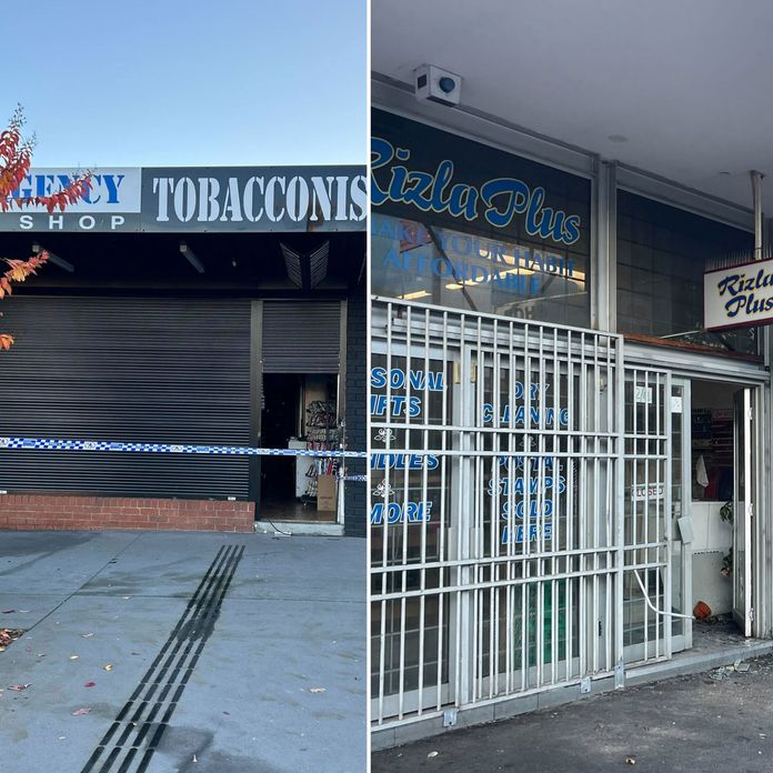 Footscray and Hallam: Two more tobacco stores firebombed in Melbourne