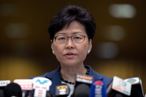 Hong Kong leader Carrie Lam has vowed to push ahead with amendments to laws allowing suspects to be extradited to mainland China.
