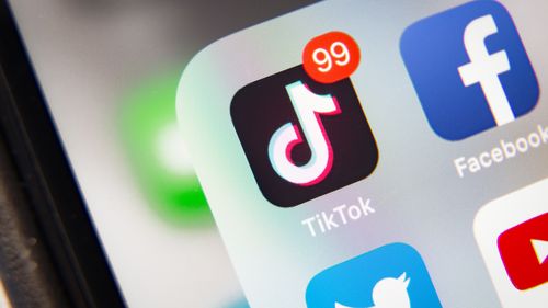 Tiktok logo generic stock phone apps social media