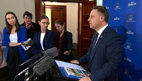 Brisbane Mayor Adrian Scrinner today said the "blue and green" budget, referencing his own party and a "carbon neutral council", was the strongest infrastructure budget delivered in over a century. 