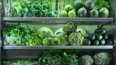 Kris Jenner's new fridge has an all green vegetable section